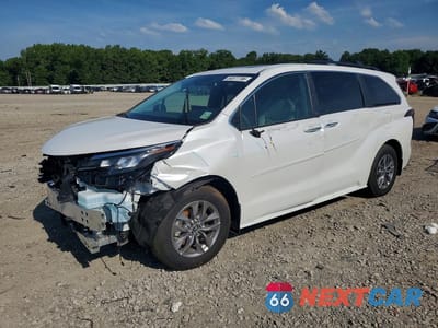 2025 TOYOTA SIENNA XLE 8-PASSENGER 5TDYRKEC4SS286409 - główne zdjęcie licytacji z USA - miniatura