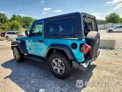 Drugie zdjęcie samochodu z przodu: 2020 JEEP WRANGLER SPORT VIN:1C4GJXAG6LW140779 - miniatura