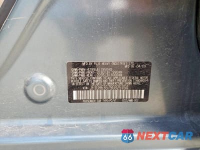 Zdjęcie 12 z 12 samochodu: 2009 SUBARU IMPREZA OUTBACK SPORT VIN:JF1GH63679G825764 - miniatura