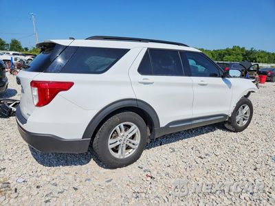Trzecie zdjęcie samochodu z tyłu: 2021 FORD EXPLORER XLT VIN:1FMSK8DH1MGA66907 - miniatura