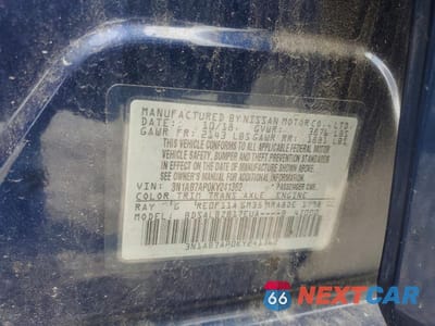 Zdjęcie 12 z 12 samochodu: 2019 NISSAN SENTRA S VIN:3N1AB7AP0KY241362 - miniatura