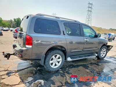 Trzecie zdjęcie samochodu z tyłu: 2012 NISSAN ARMADA SV VIN:5N1AA0NC8CN603785 - miniatura