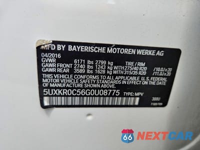 Zdjęcie 13 z 13 samochodu: 2016 BMW X5 XDRIVE35I VIN:5UXKR0C56G0U08775 - miniatura
