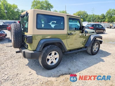 Trzecie zdjęcie samochodu z tyłu: 2013 JEEP WRANGLER SPORT VIN:1C4AJWAG6DL599149 - miniatura