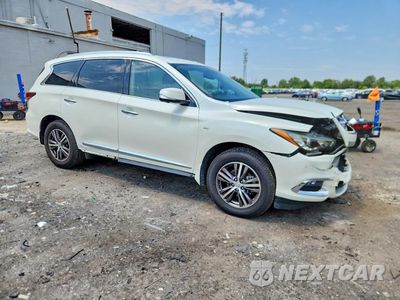 Czwarte zdjęcie samochodu z boku: 2017 INFINITI QX60 BASE VIN:5N1DL0MM0HC540007 - miniatura