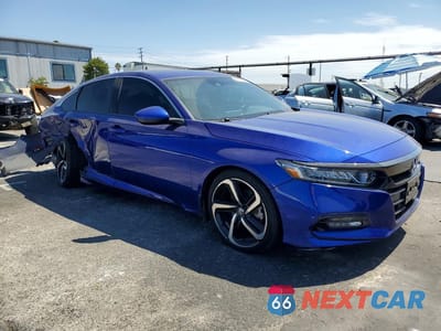 Czwarte zdjęcie samochodu z boku: 2020 HONDA ACCORD SPORT VIN:1HGCV1F31LA109900 - miniatura