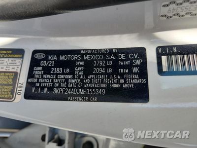 Zdjęcie 12 z 12 samochodu: 2021 KIA FORTE VIN:3KPF24AD3ME355349 - miniatura