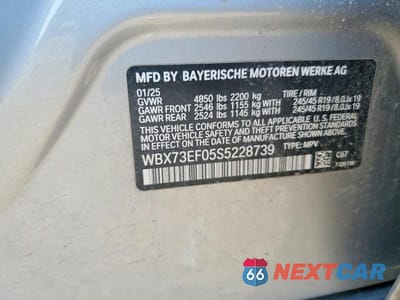Zdjęcie 14 z 14 samochodu: 2025 BMW X1 XDRIVE28I VIN:WBX73EF05S5228739 - miniatura