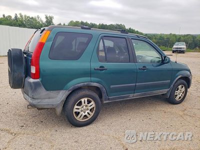 Trzecie zdjęcie samochodu z tyłu: 2002 HONDA CR-V EX VIN:JHLRD78802C012376 - miniatura