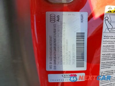 Zdjęcie 12 z 12 samochodu: 2009 AUDI TTS VIN:TRUUF38J591030705 - miniatura