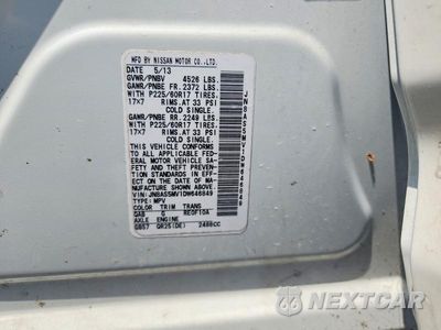 Zdjęcie 12 z 12 samochodu: 2013 NISSAN ROGUE S VIN:JN8AS5MV1DW646849 - miniatura