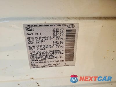 Zdjęcie 12 z 12 samochodu: 2017 INFINITI QX60 BASE VIN:5N1DL0MNXHC553808 - miniatura