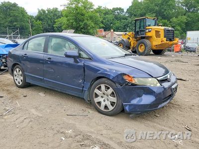 Czwarte zdjęcie samochodu z boku: 2006 HONDA CIVIC LX VIN:1HGFA15596L019771 - miniatura