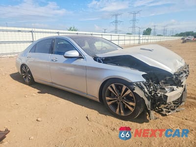 Czwarte zdjęcie samochodu z boku: 2018 MERCEDES-BENZ S 450 4MATIC VIN:WDDUG6EB4JA350002 - miniatura