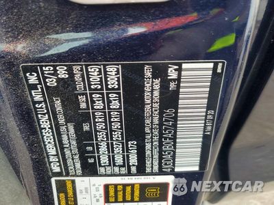 Zdjęcie 13 z 13 samochodu: 2015 MERCEDES-BENZ ML 350 VIN:4JGDA5JB0FA574706 - miniatura