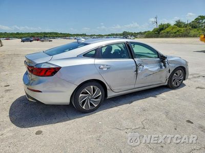 Trzecie zdjęcie samochodu z tyłu: 2019 HONDA INSIGHT TOURING VIN:19XZE4F97KE031133 - miniatura