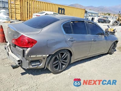 Trzecie zdjęcie samochodu z tyłu: 2009 INFINITI G37 SEDAN BASE VIN:JNKCV61E69M013528 - miniatura