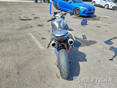 Czwarte zdjęcie samochodu z boku: 2013 TRIUMPH MOTORCYCLE SPEED TRIPLE ABS VIN:SMTN01PK6DT589080 - miniatura