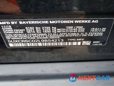 Zdjęcie 14 z 14 samochodu: 2020 BMW X5 XDRIVE40I VIN:5UXCR6C02L9B54213 - miniatura