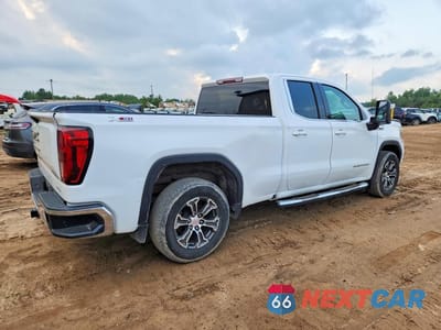 Trzecie zdjęcie samochodu z tyłu: 2020 GMC SIERRA K1500 SLE VIN:1GTV9BET9LZ321562 - miniatura