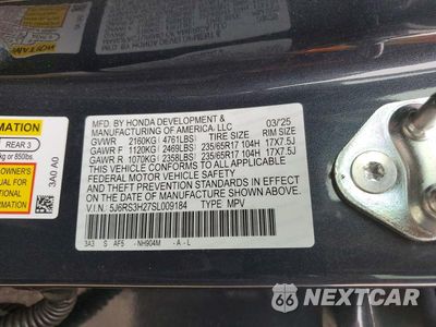 Zdjęcie 13 z 13 samochodu: 2025 HONDA CR-V LX VIN:5J6RS3H27SL009184 - miniatura
