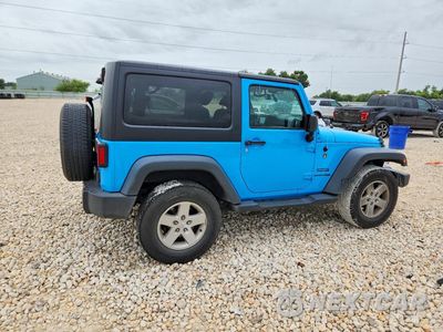 Trzecie zdjęcie samochodu z tyłu: 2018 JEEP WRANGLER SPORT VIN:1C4AJWAG3JL828706 - miniatura