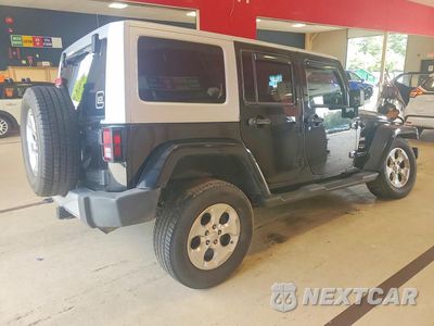 Trzecie zdjęcie samochodu z tyłu: 2015 JEEP WRANGLER UNLIMITED SAHARA VIN:1C4BJWEG6FL690620 - miniatura
