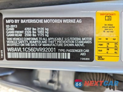 Zdjęcie 13 z 13 samochodu: 2013 BMW X1 XDRIVE28I VIN:WBAVL1C56DVR92001 - miniatura