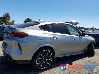 Trzecie zdjęcie samochodu z tyłu: 2021 BMW X6 M/M COMPETITION VIN:5YMCY0C00M9E86449 - miniatura