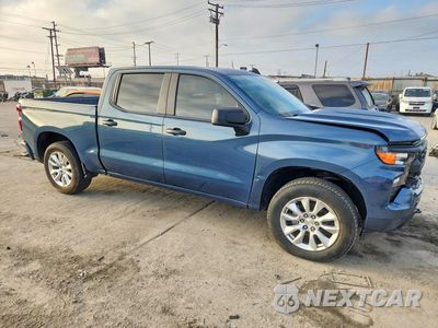Czwarte zdjęcie samochodu z boku: 2024 CHEVROLET SILVERADO C1500 CUSTOM VIN:1GCPABEKXRZ228128 - miniatura