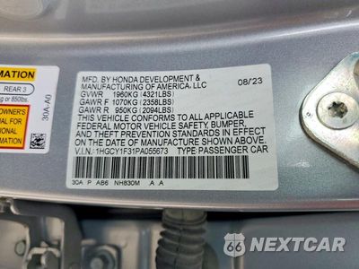 Zdjęcie 12 z 12 samochodu: 2023 HONDA ACCORD EX VIN:1HGCY1F31PA055673 - miniatura