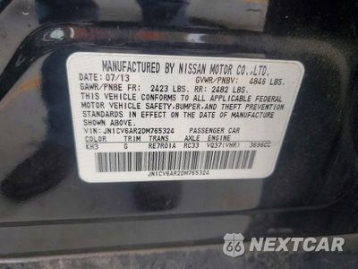Zdjęcie 12 z 12 samochodu: 2013 INFINITI G37 SEDAN X VIN:JN1CV6AR2DM765324 - miniatura
