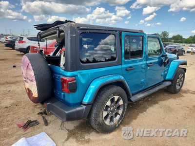 Piąte zdjęcie samochodu w środku: 2020 JEEP WRANGLER UNLIMITED SAHARA VIN:1C4HJXEN2LW240553 - miniatura
