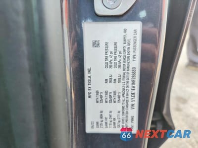 Zdjęcie 12 z 12 samochodu: 2022 TESLA MODEL 3 VIN:5YJ3E1EA1NF286889 - miniatura
