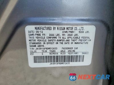 Zdjęcie 12 z 12 samochodu: 2013 INFINITI M37 BASE VIN:JN1BY1AP8DM512433 - miniatura