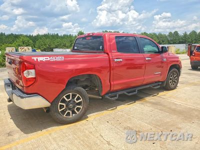 Trzecie zdjęcie samochodu z tyłu: 2014 TOYOTA TUNDRA CREWMAX LIMITED VIN:5TFHW5F15EX339429 - miniatura