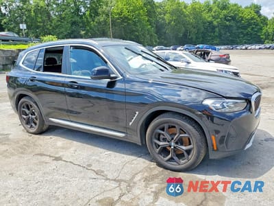 Czwarte zdjęcie samochodu z boku: 2023 BMW X3 XDRIVE30I VIN:5UX53DP00P9R05319 - miniatura