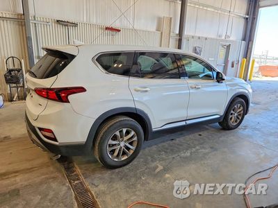 Trzecie zdjęcie samochodu z tyłu: 2020 HYUNDAI SANTA FE SEL VIN:5NMS3CAD1LH148746 - miniatura