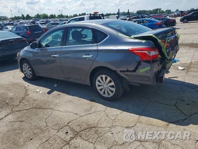 Drugie zdjęcie samochodu z przodu: 2019 NISSAN SENTRA S VIN:3N1AB7AP1KY401779 - miniatura
