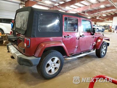 Trzecie zdjęcie samochodu z tyłu: 2010 JEEP WRANGLER UNLIMITED SAHARA VIN:1J4BA5H12AL114415 - miniatura