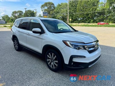 Drugie zdjęcie samochodu z przodu: 2020 HONDA PILOT EXL VIN:5FNYF6H51LB046740 - miniatura