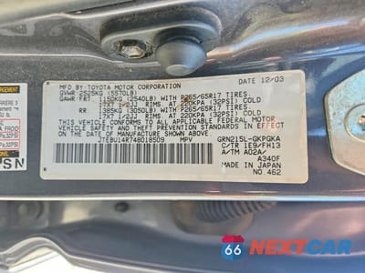 Zdjęcie 13 z 13 samochodu: 2004 TOYOTA 4RUNNER SPORT EDITION VIN:JTEBU14R748018509 - miniatura