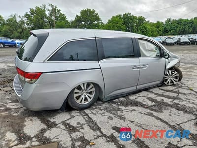 Trzecie zdjęcie samochodu z tyłu: 2015 HONDA ODYSSEY EX VIN:5FNRL5H45FB071692 - miniatura