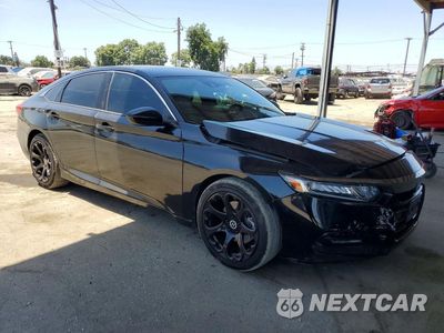Czwarte zdjęcie samochodu z boku: 2019 HONDA ACCORD SPORT VIN:1HGCV1F33KA044949 - miniatura