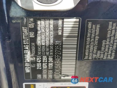 Zdjęcie 12 z 12 samochodu: 2014 MERCEDES-BENZ E 350 VIN:WDDKJ5KB4EF273521 - miniatura
