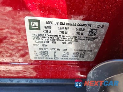 Zdjęcie 13 z 13 samochodu: 2020 BUICK ENCORE GX ESSENCE VIN:KL4MMFSL8LB113441 - miniatura