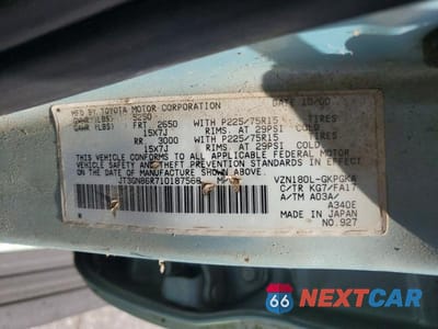 Zdjęcie 13 z 13 samochodu: 2001 TOYOTA 4RUNNER VIN:JT3GN86R710187568 - miniatura
