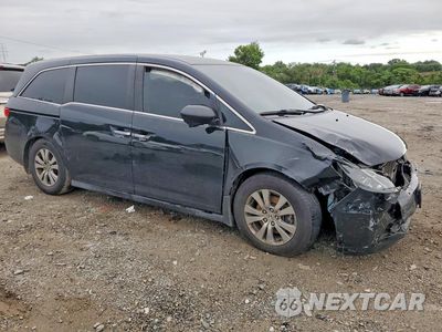 Czwarte zdjęcie samochodu z boku: 2014 HONDA ODYSSEY EX VIN:5FNRL5H46EB113883 - miniatura