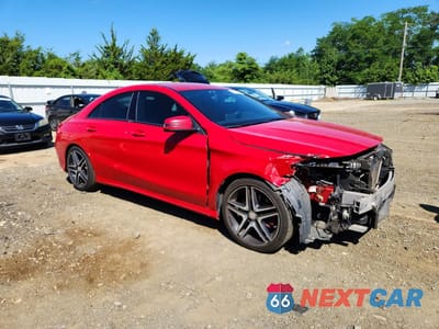 Czwarte zdjęcie samochodu z boku: 2017 MERCEDES-BENZ CLA 250 VIN:WDDSJ4EB9HN460530 - miniatura