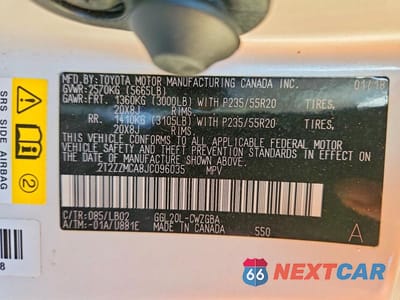 Zdjęcie 14 z 14 samochodu: 2018 LEXUS RX 350 BASE VIN:2T2ZZMCA8JC096035 - miniatura